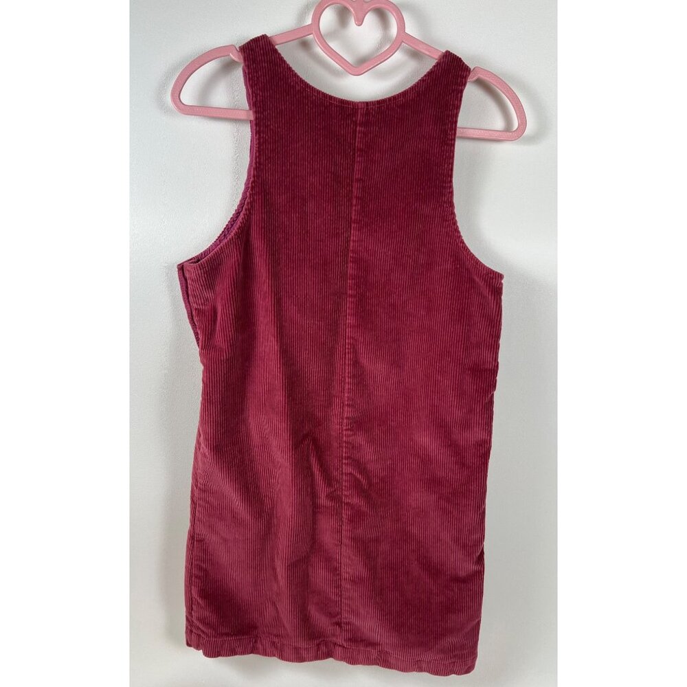 Cheeky Plum Parker Corduroy Jumper Dress Wild Plum - Picture 7 of 12